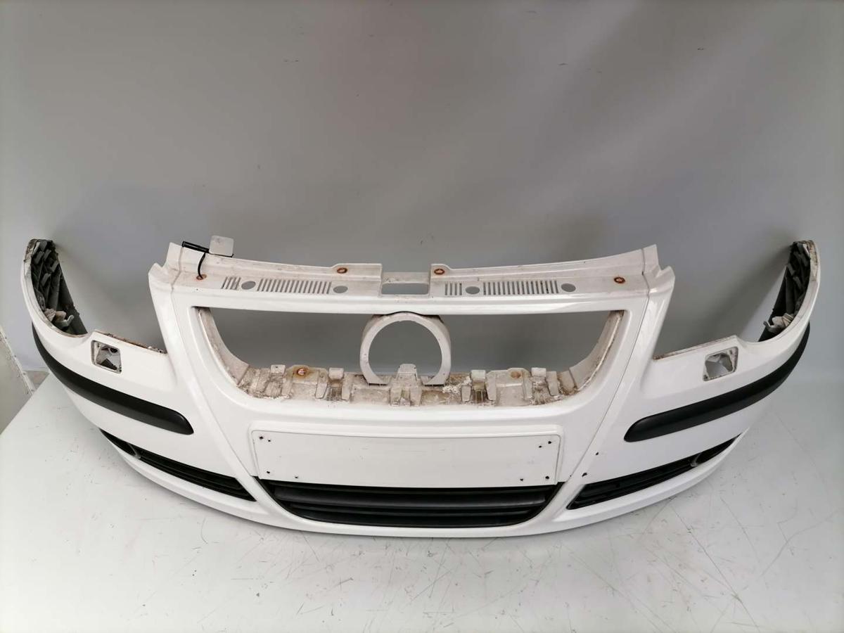VW Polo 9N3 original Stoßstange Stossfänger vorn LB9A Candyweiss Bj.2007